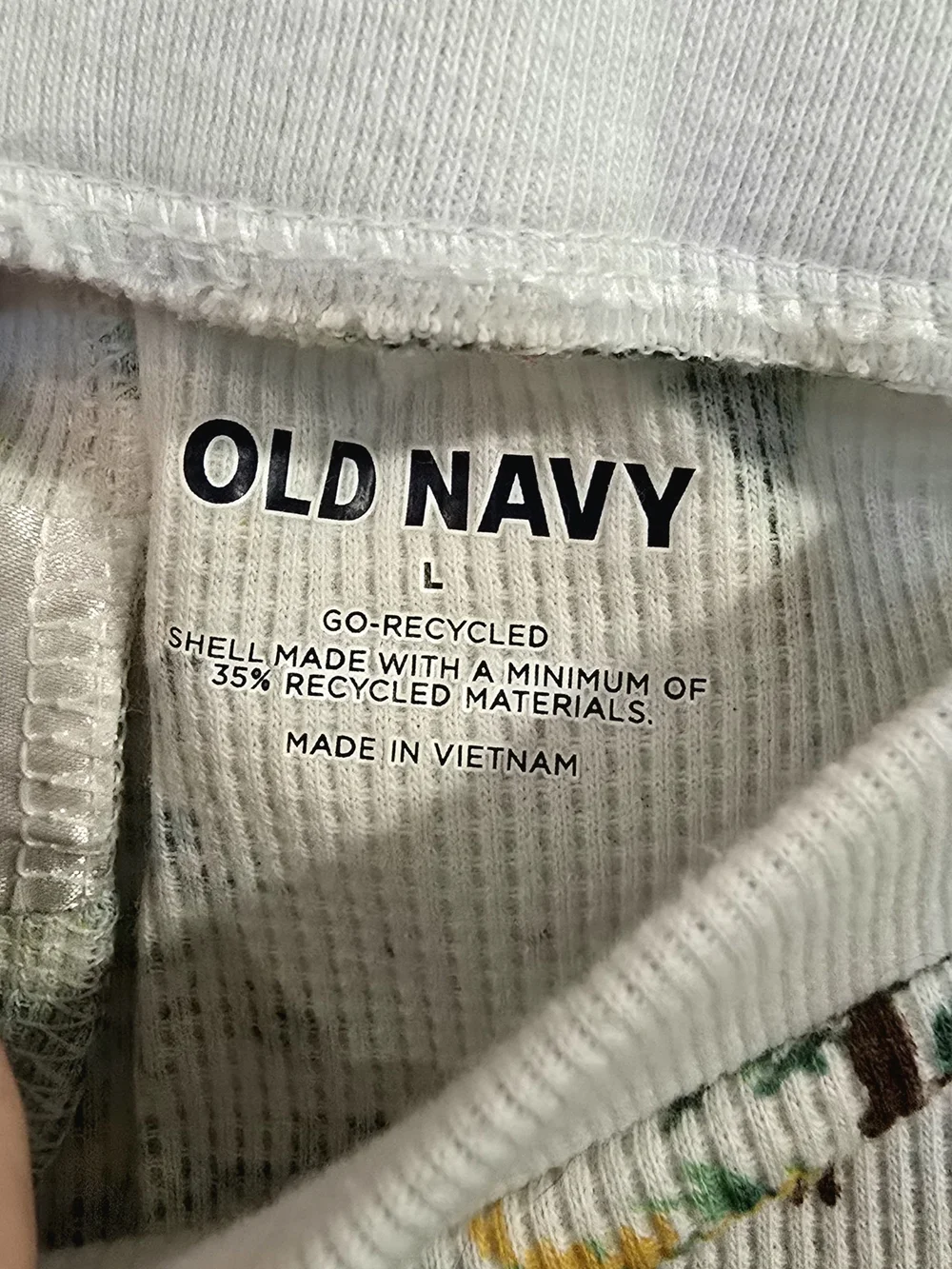 Old Navy Christmas Tree Waffle Knit Pajama Set